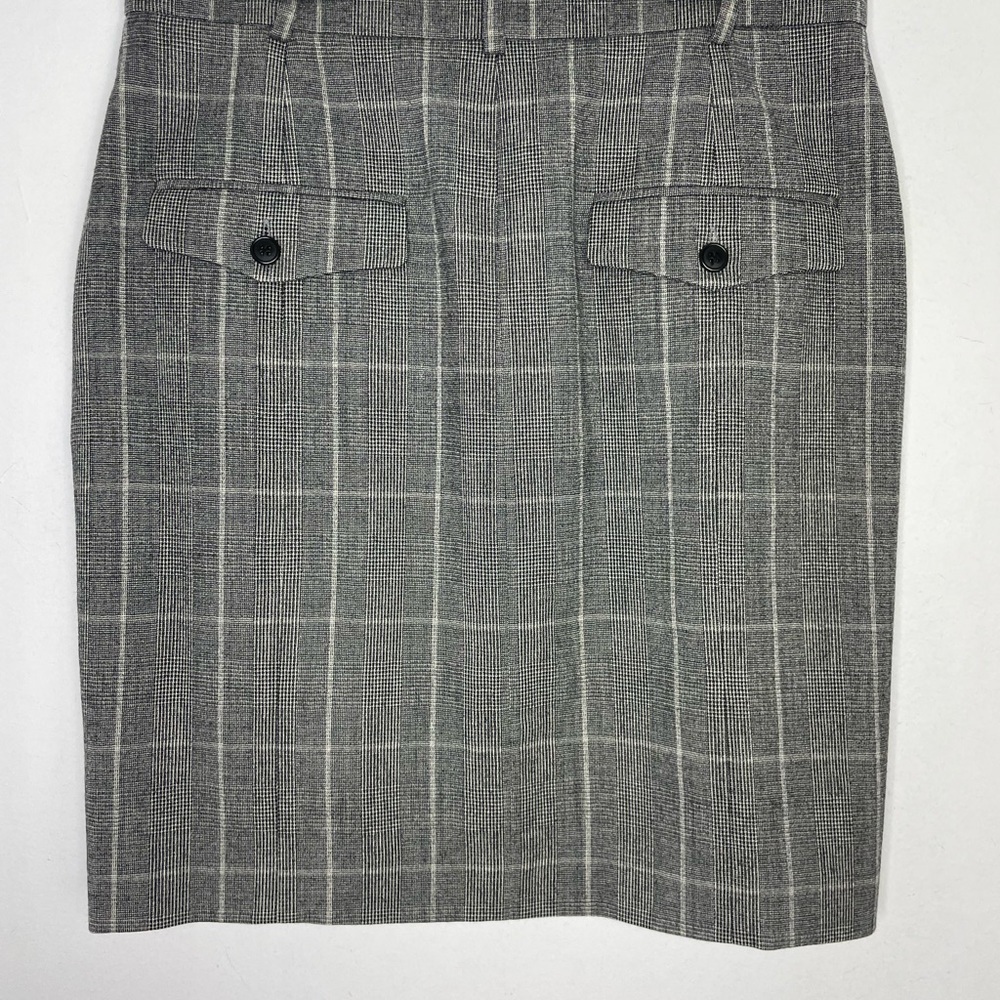 Judith & Charles classic wool plaid mini skirt - Picture 5 of 8